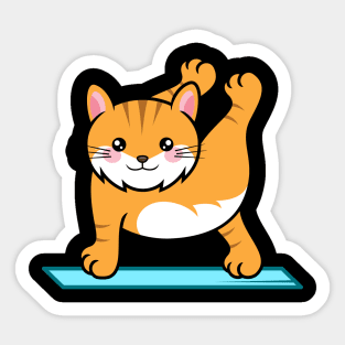 Yoga With My Cat - My Yoga Sticker